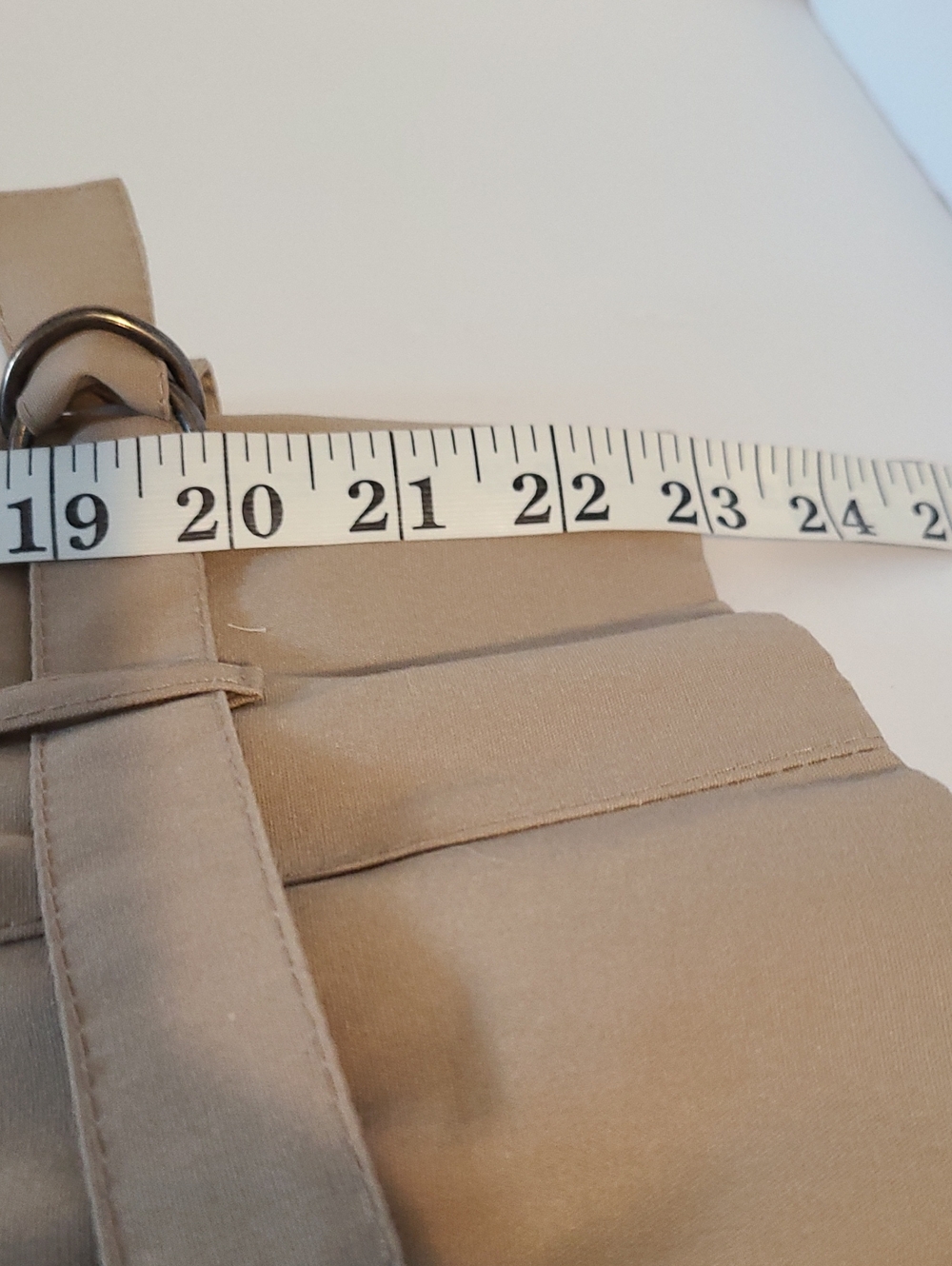 LONDON FOG VINTAGE WOMEN DOUBLE BREASTED BEIGE TRENCH C OAT-CLASSIC BELTED STYLE - Picture 13 of 16